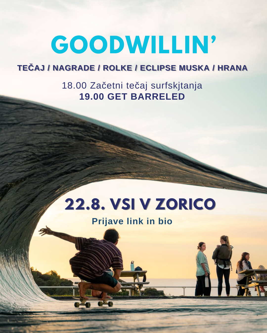 SURFSKATE LJUBLJANA - GET BARRELED - BOHANEL BOARDS